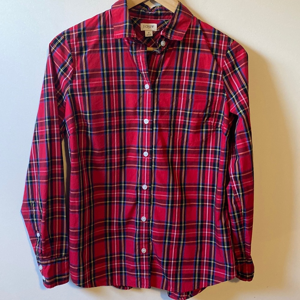 NWOT- J. Crew Plaid Shirt